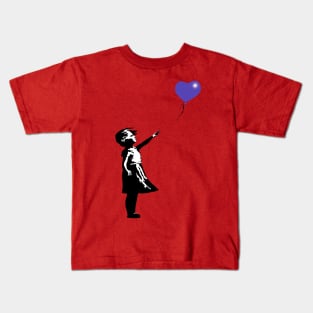 Girl With Balloon, Banksy, 2006. Kids T-Shirt